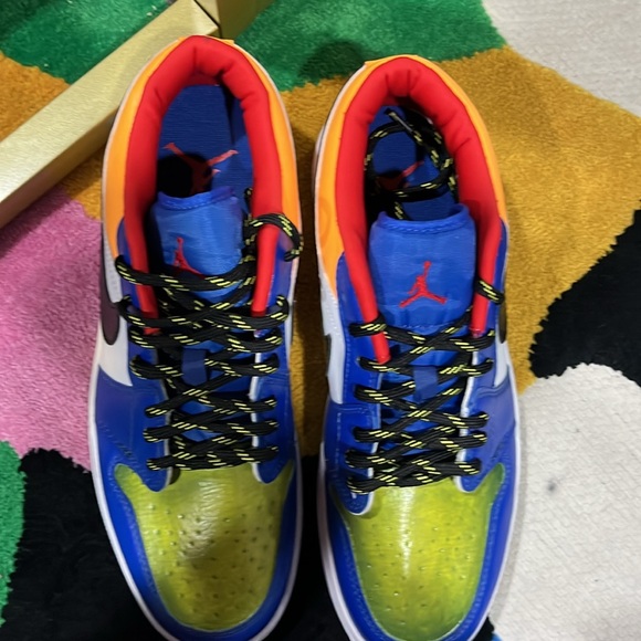 Brand new shoes for men low top super comfortable custom made thermal paint - Picture 10 of 12